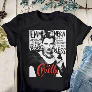 Emma Thompson Cruella Movie Graphic Parent Outfit Cozy Unisex T-Shirt  73